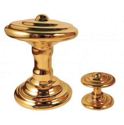 bouton de tirage à moulure circulaire