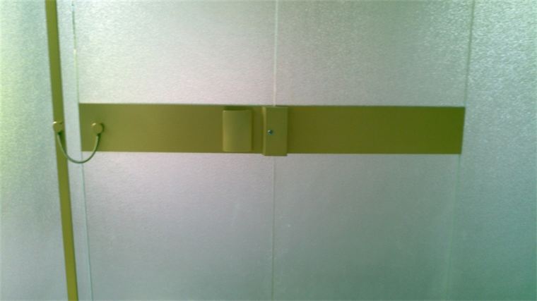 Bandeaux électrique Guidotti de porte en verre